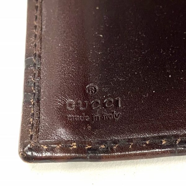 36853101 4 Gucci Shimaline Notebook Dark Brown Leather