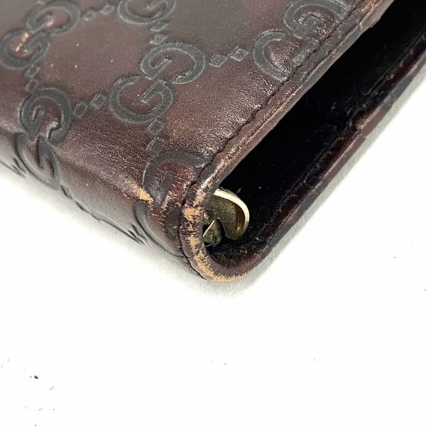 36853101 7 Gucci Shimaline Notebook Dark Brown Leather