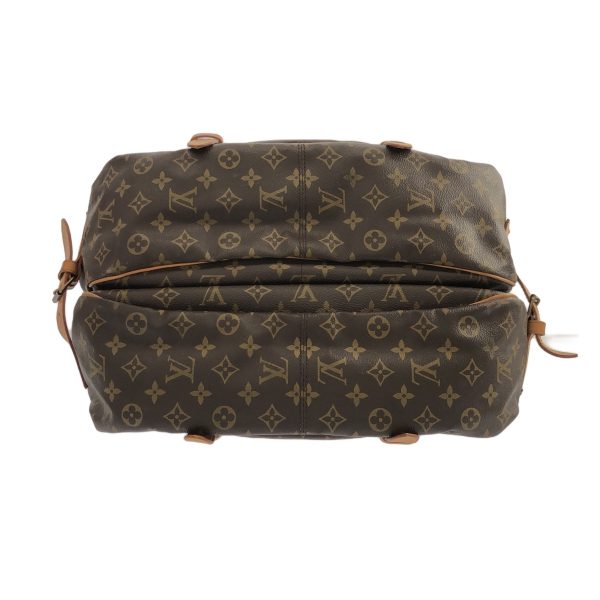 36897405 4 Louis Vuitton Saumur Monogram Canvas Shoulder Bag Brown