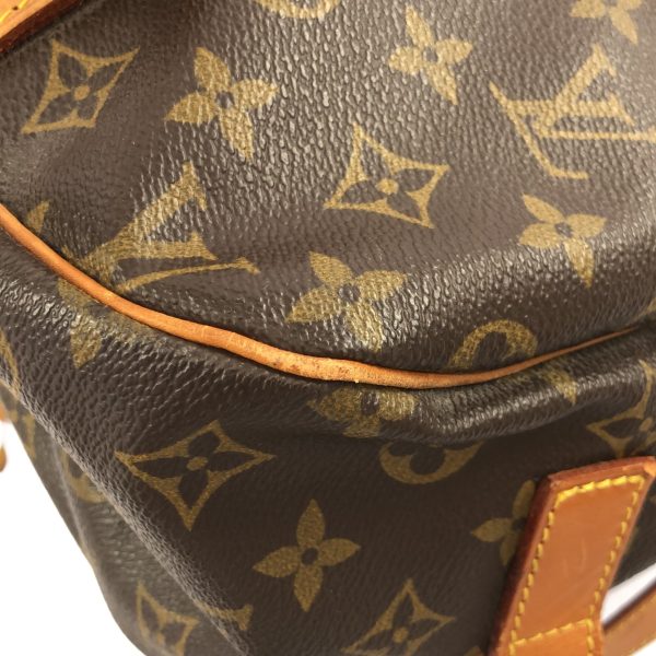 36897405 5 Louis Vuitton Saumur Monogram Canvas Shoulder Bag Brown