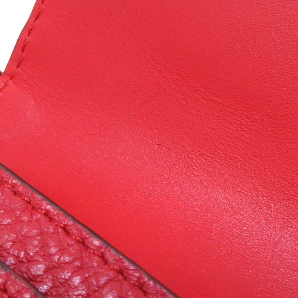 36899095 6 Fendi Card Case Leather Red