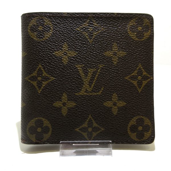 36899257 1 Louis Vuitton Porte Bier Cult Credit Monogram Canvas Bifold Wallet Brown