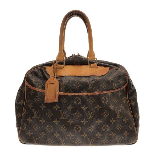 36901675 1 Louis Vuitton Deauville Monogram Canvas Handbag Brown