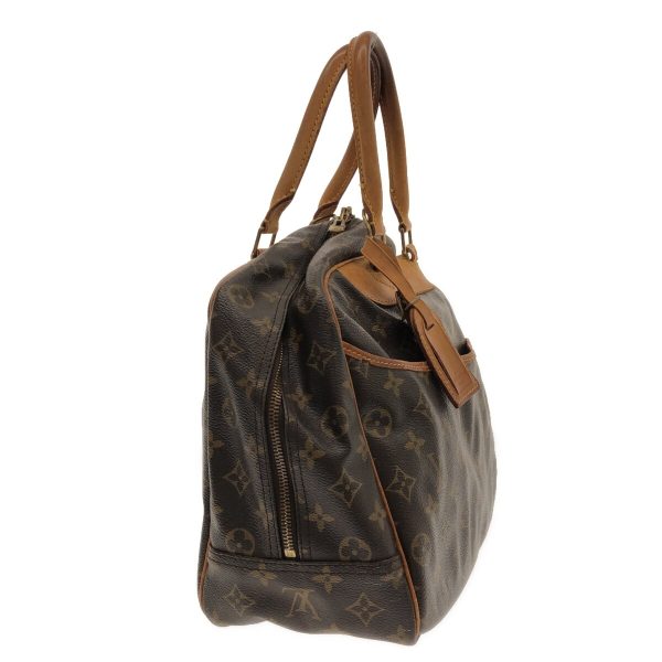 36901675 2 Louis Vuitton Deauville Monogram Canvas Handbag Brown