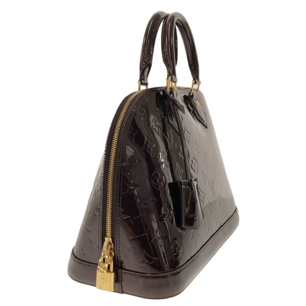 36902942 2 Louis Vuitton Alma Patent Leather Handbag Amarant