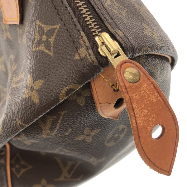 36903092 11 Louis Vuitton Speedy Monogram Canvas Handbag Brown