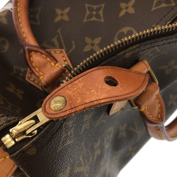 36903092 13 Louis Vuitton Speedy Monogram Canvas Handbag Brown