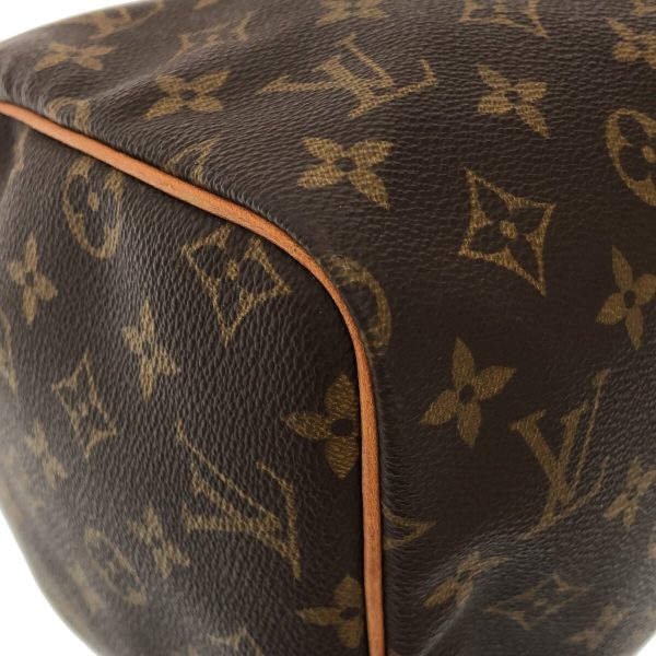 36903092 5 Louis Vuitton Speedy Monogram Canvas Handbag Brown