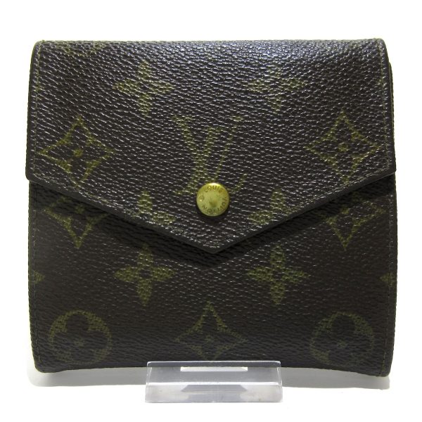 36904583 2 Louis Vuitton Portomonevier Monogram Canvas W Hook Wallet Brown