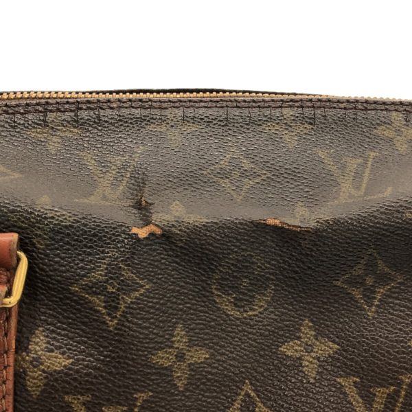 36904649 13 Louis Vuitton Vintage Papillon Monogram Canvas Handbag Brown