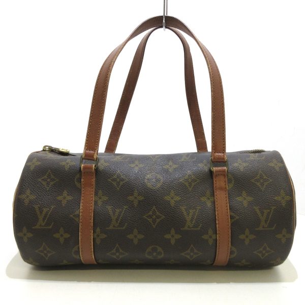 36904702 1 Louis Vuitton Vintage Papillon Monogram Canvas Handbag Brown