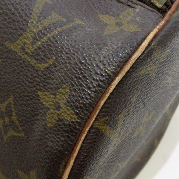 36904702 12 Louis Vuitton Vintage Papillon Monogram Canvas Handbag Brown