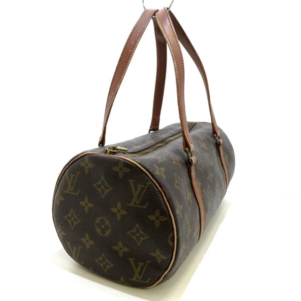 36904702 2 Louis Vuitton Vintage Papillon Monogram Canvas Handbag Brown