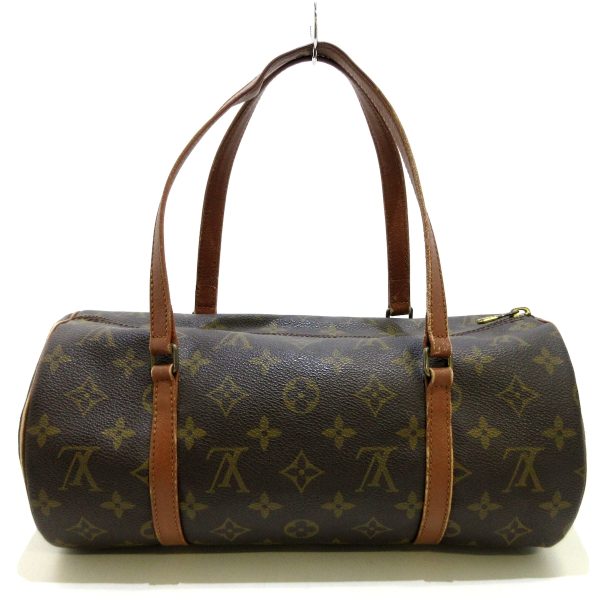 36904702 3 Louis Vuitton Vintage Papillon Monogram Canvas Handbag Brown