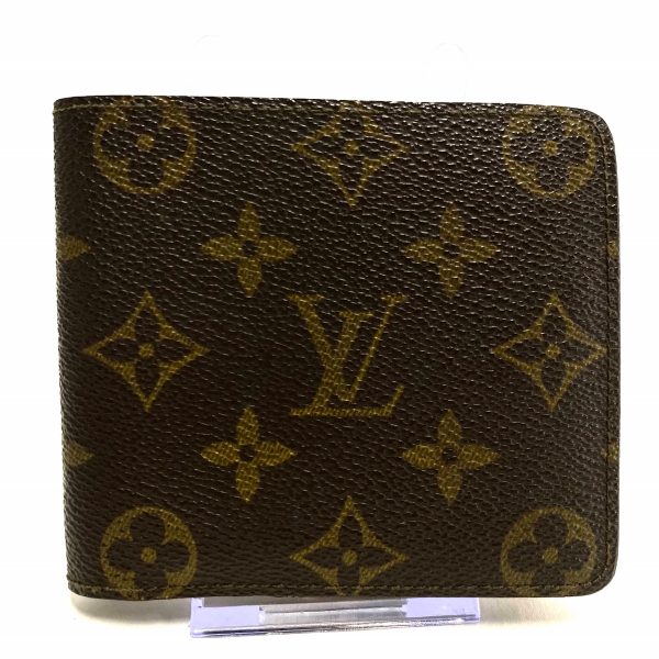 36904703 1 Louis Vuitton Porte Bier Monet Monogram Canvas Bifold Wallet Brown