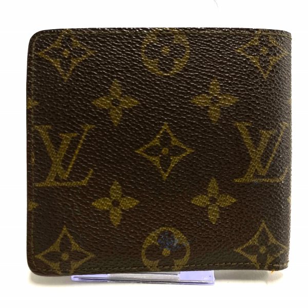 36904703 2 Louis Vuitton Porte Bier Monet Monogram Canvas Bifold Wallet Brown