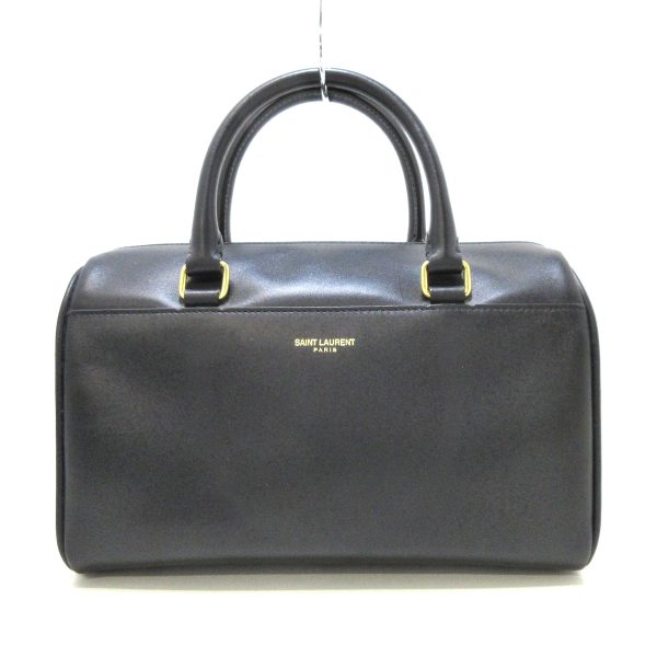 36904706 1 Saint Laurent Paris Classic Baby Duffle Leather Handbag Black