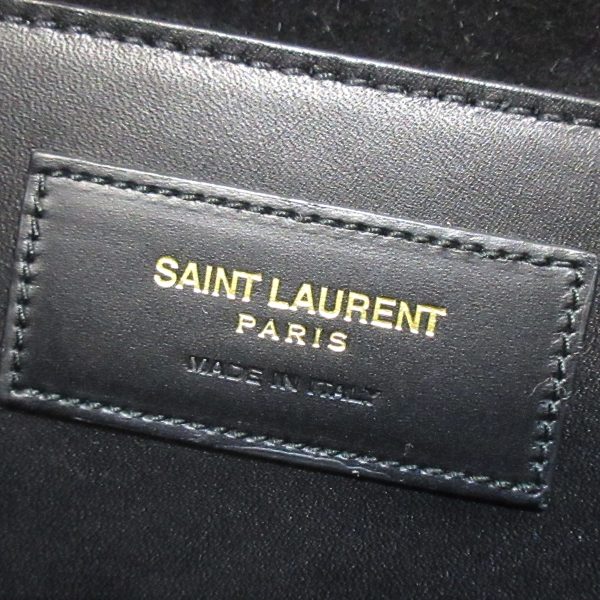 36904706 7 Saint Laurent Paris Classic Baby Duffle Leather Handbag Black