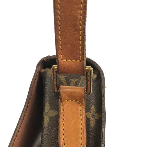 36905961 10 Louis Vuitton Saint Cloud Monogram Canvas Shoulder Bag Brown