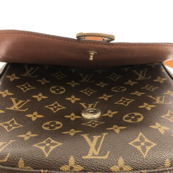 36905961 11 Louis Vuitton Saint Cloud Monogram Canvas Shoulder Bag Brown