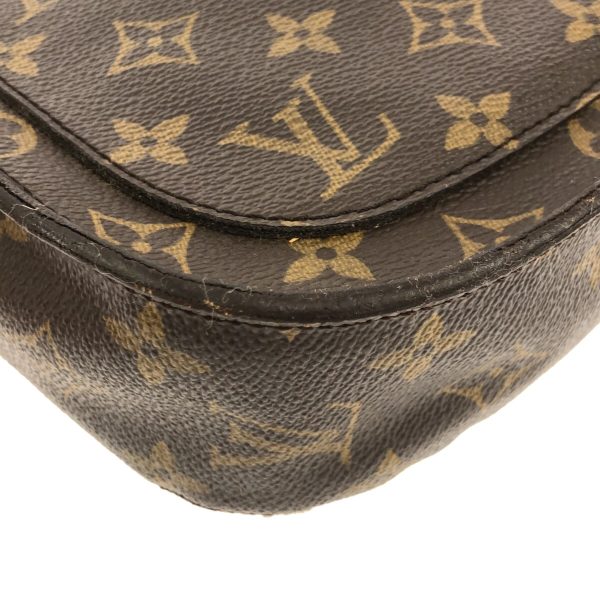 36905961 5 Louis Vuitton Saint Cloud Monogram Canvas Shoulder Bag Brown