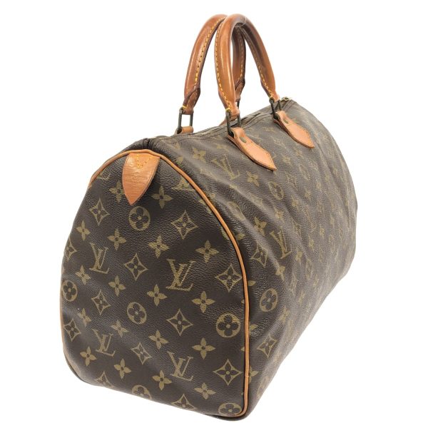 36906127 2 Louis Vuitton Speedy Monogram Canvas Handbag Brown