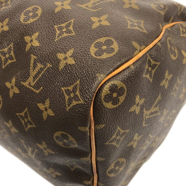 36906127 5 Louis Vuitton Speedy Monogram Canvas Handbag Brown