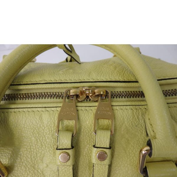 36928 7 Louis Vuitton Speedy Bandouliere Monogram Empreinte Handbag Citrine Yellow