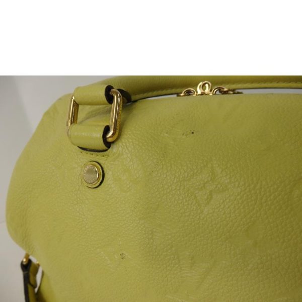 36928 8 Louis Vuitton Speedy Bandouliere Monogram Empreinte Handbag Citrine Yellow