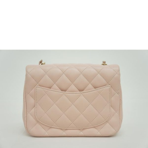 36937 2 CHANEL Matelasse Mini Flap Bag Pink