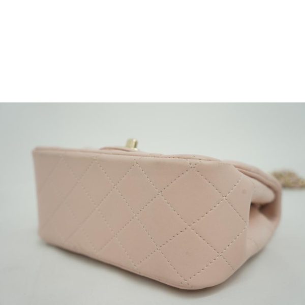 36937 3 CHANEL Matelasse Mini Flap Bag Pink