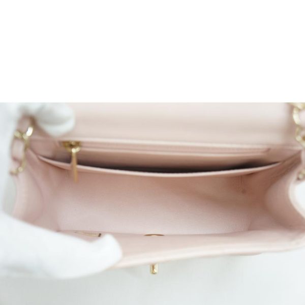 36937 5 CHANEL Matelasse Mini Flap Bag Pink