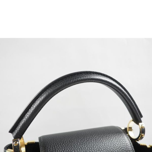 36953 3 Louis Vuitton Capucines MM Handbag BlackGold