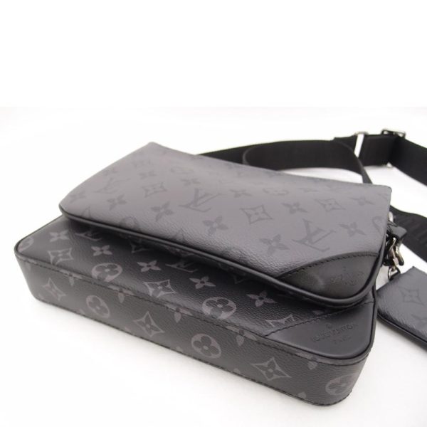 36980 3 Louis Vuitton Trio Monogram Messenger Bag Black