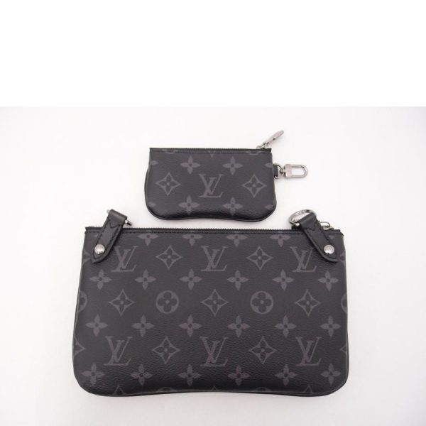 36980 7 Louis Vuitton Trio Messenger Monogram Eclipse Bag