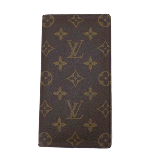 36988 1 Louis Vuitton Porte Valeur Cult Credit Monogram Wallet Brown