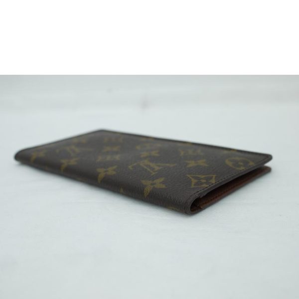 36988 3 Louis Vuitton Porte Valeur Cult Credit Monogram Wallet Brown