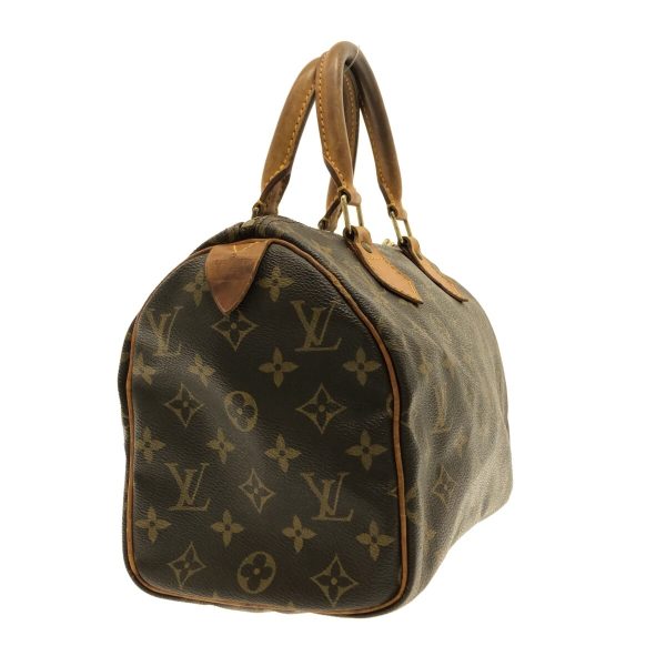 36992490 2 Louis Vuitton Speedy Canvas Monogram Handbag Brown