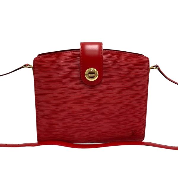 369b233099553 1 Louis Vuitton Vintage Capuchin Epi Leather Crossbody Bag Red