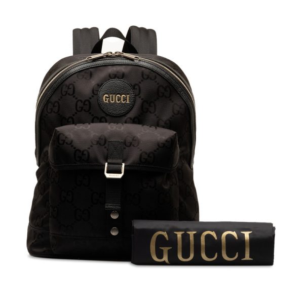 36ipus8ljlz0cffd 10 Gucci GG Nylon Rucksack Backpack Black Nylon Leather