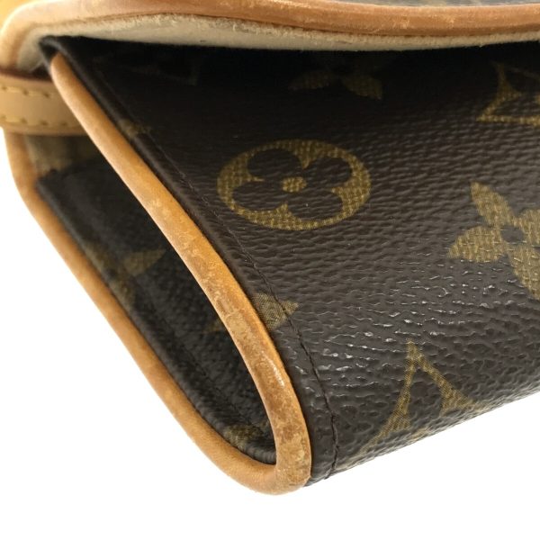 37003410 5 Louis Vuitton Pochette Twin Canvas Monogram Shoulder Bag Brown