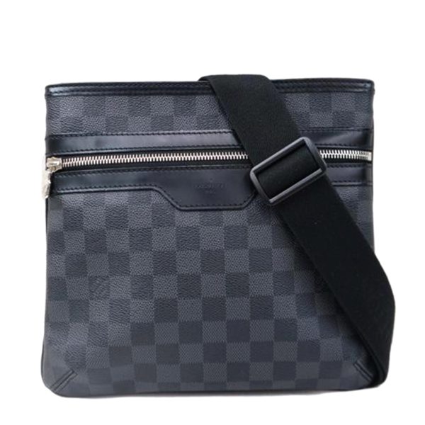 37016 1 Louis Vuitton Thomas Messenger Bag Damier Graphite