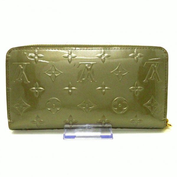 37030292 2 Louis Vuitton Zippy Leather Patent Long Wallet Champagne