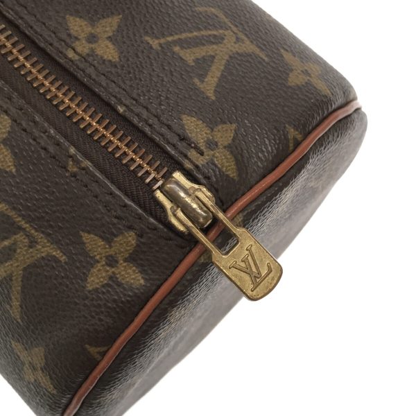 37032868 12 Louis Vuitton Old Papillon Canvas Monogram Handbag Brown