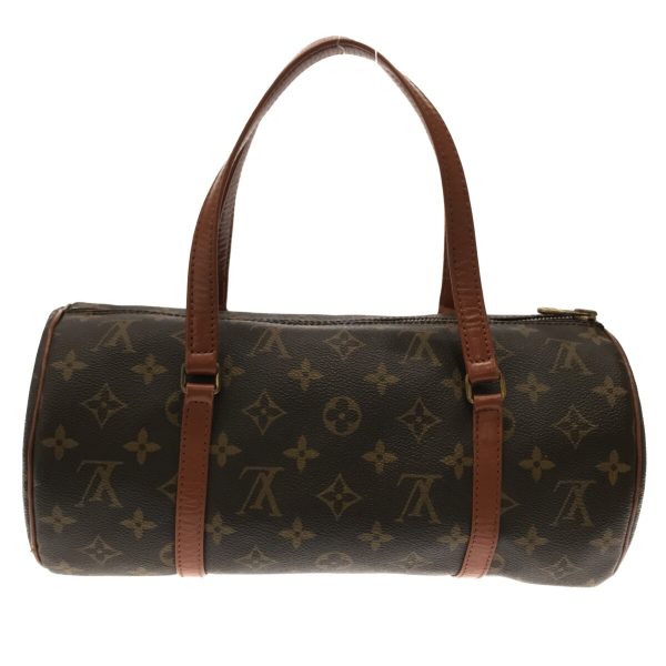 37032868 3 Louis Vuitton Old Papillon Canvas Monogram Handbag Brown