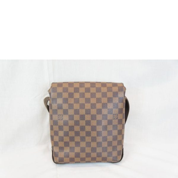 37047 2 Louis Vuitton Brooklyn PM Damier Ebene Messenger Bag Brown