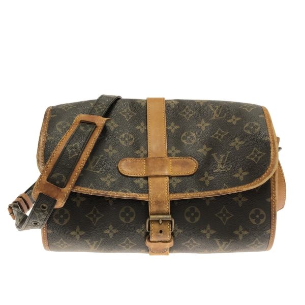 37050363 1 Louis Vuitton Marne Canvas Monogram Shoulder Bag Brown