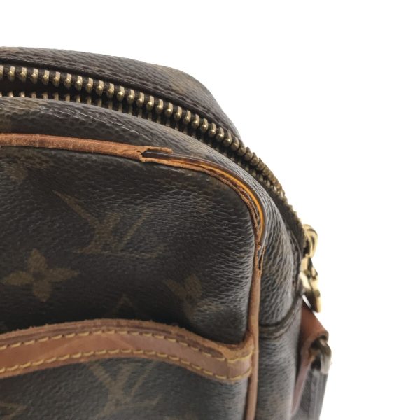 37058627 11 Louis Vuitton Danube Canvas Monogram Shoulder Bag Brown