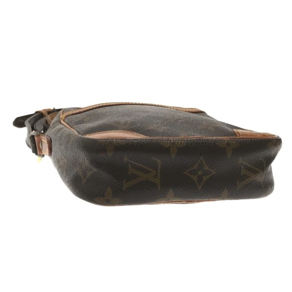 37058627 4 Louis Vuitton Danube Canvas Monogram Shoulder Bag Brown