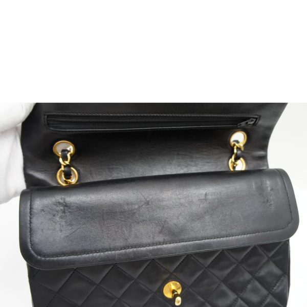 37064 7 Chanel Matelasse Chain Shoulder Bag Black